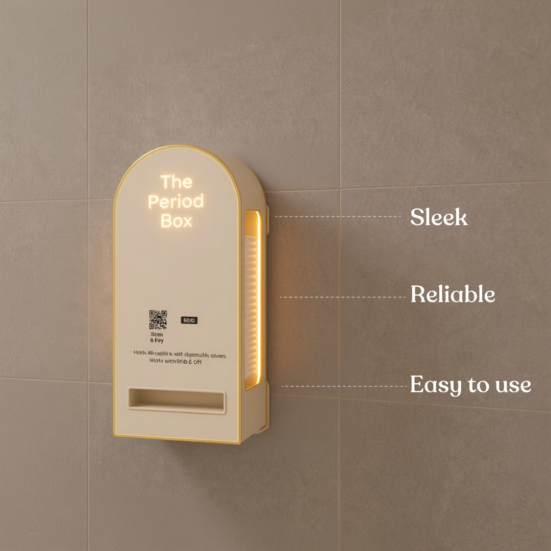 Period Box design features: sleek, reliable, easy to use