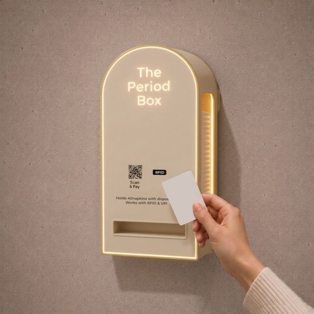 Controlled card access for The Period Box